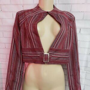 ✔️ #21 NWT Saga Long sleeve cropped jacket